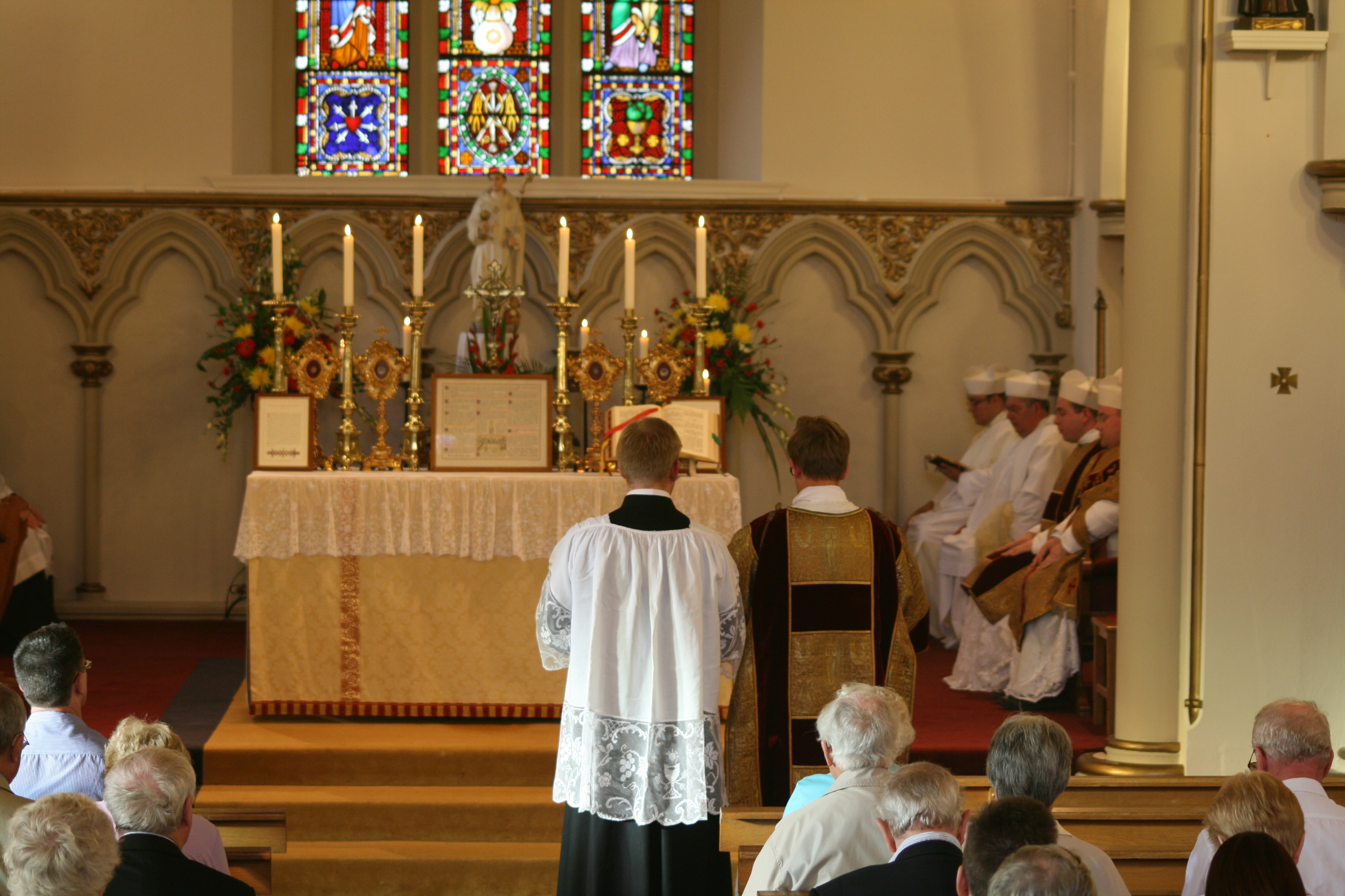The Epistle is sung by Br Gregory Davies.